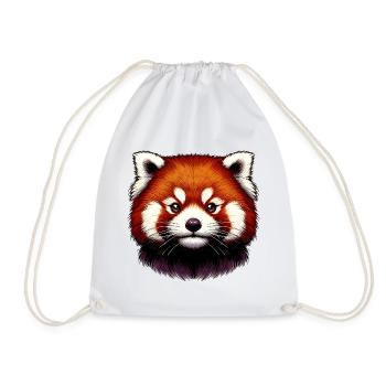 Petit panda - Sac de sport léger - blanc - Devant