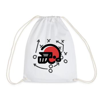 Red Helmet - Sac de sport léger - blanc - Devant