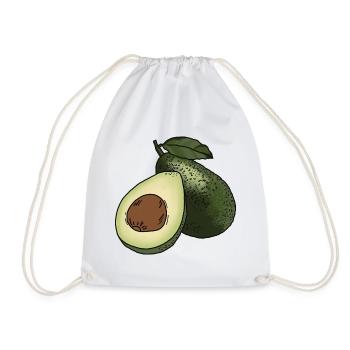 Avocado - Drawstring Bag - white - Front