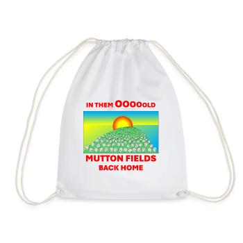Champs de mouton - Sac de sport léger - blanc - Devant