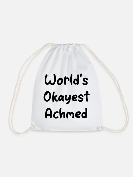 World's Okayest Achmed - Turnbeutel - Weiß
