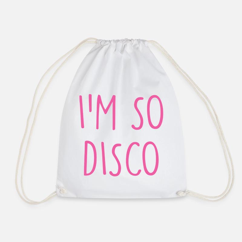 Disco - Turnbeutel - Weiß