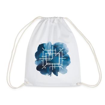 Plan d’architecture Print - Sac de sport léger - blanc - Devant