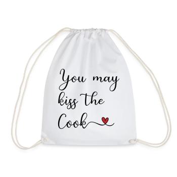 Embrassez le cuisinier - Sac de sport léger - blanc - Devant