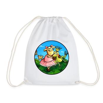 Prince Grenouille mouton - Sac de sport léger - blanc - Devant