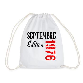 France 50e Anniversaire Septembre 1976 - Sac de sport léger - blanc - Devant