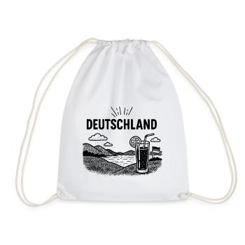 Deutschland - Urlaubsstimmung - Turnbeutel - Weiß - Vorne