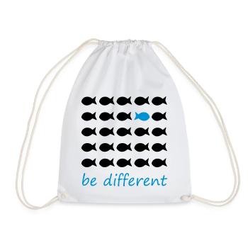 be different - Turnbeutel - Weiß - Vorne