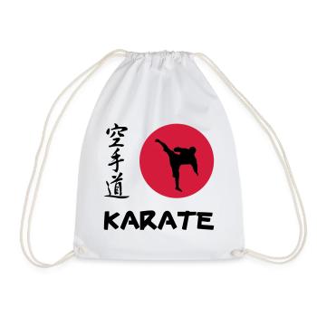 Karate - Turnbeutel - Weiß - Vorne