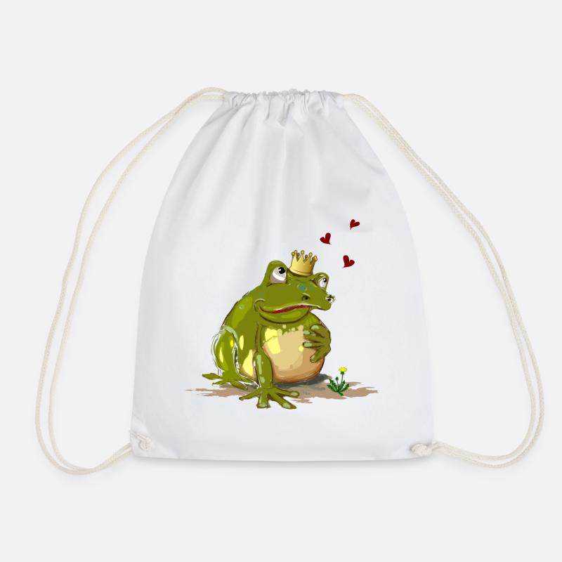 Froschkönig - Turnbeutel - Weiß