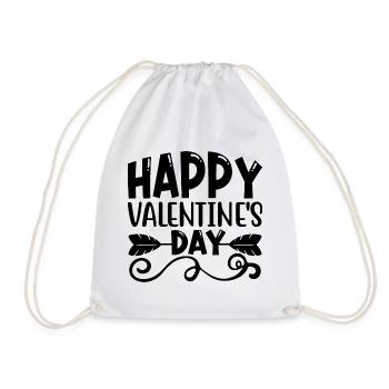 Joyeuse Saint-Valentin - Sac de sport léger - blanc - Devant