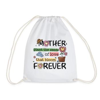 Mama Geschenkidee Garten Liebe - Turnbeutel - Weiß - Vorne