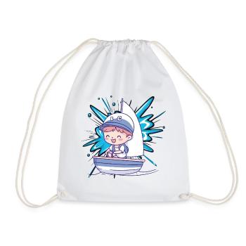Voilier Voilier Voiliers - Sac de sport léger - blanc - Devant