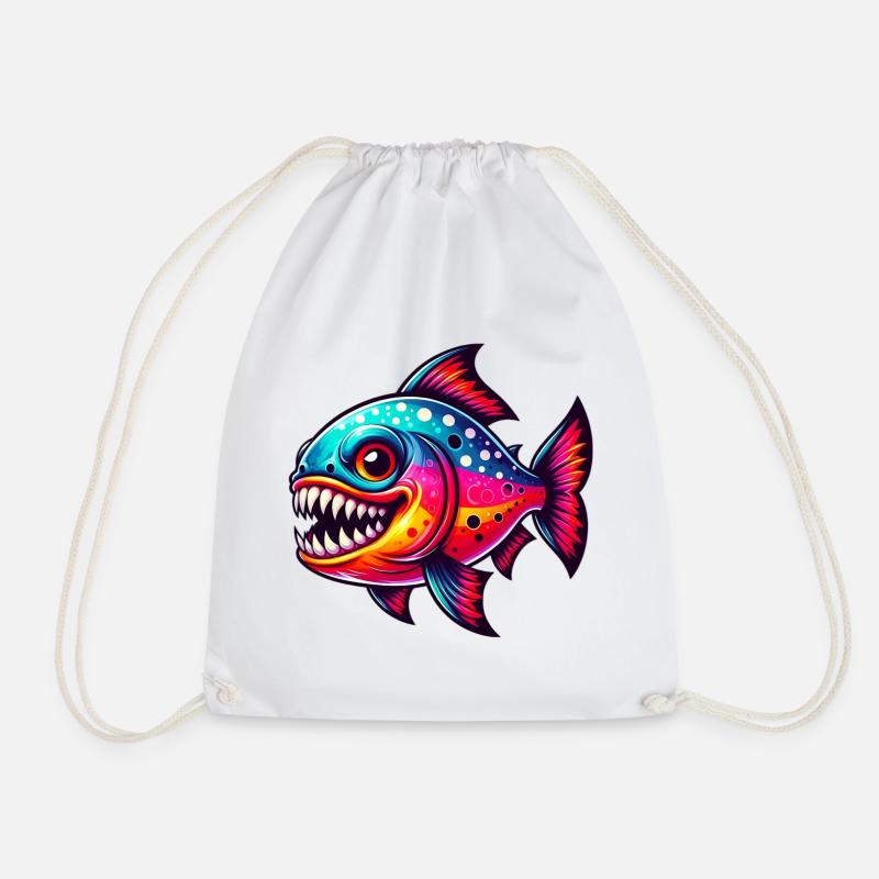 Piranha - Sac de sport léger - blanc