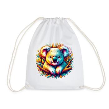 Koala - Turnbeutel - Weiß - Vorne