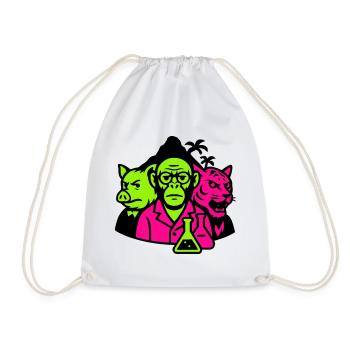 Île étrange - Sac de sport léger - blanc - Devant