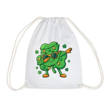 Dab Shamro Dup Shamro de la Saint-Patrick - Sac de sport léger - blanc - Devant