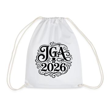 Jga 2026 Bachelor Party - Drawstring Bag - white - Front