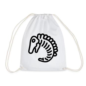 fossil - Drawstring Bag - white - Front