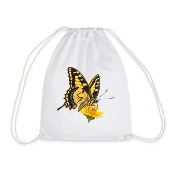 Schmetterling Koenigs page - Turnbeutel - Weiß - Vorne