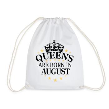 Queens August - Turnbeutel - Weiß - Vorne