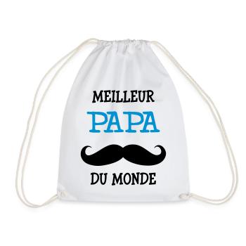 Meilleur Papa du Monde - Sac de sport léger - blanc - Devant
