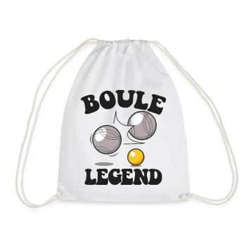 Boule Legend Tenue de pétanque pour Bouler pour - Sac de sport léger - blanc - Devant