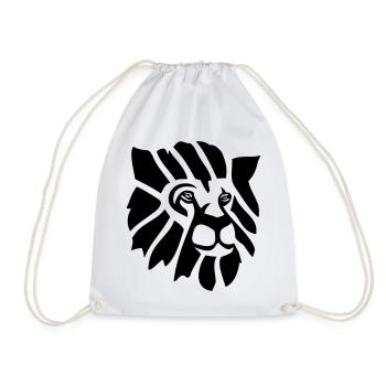 Lion - Sac de sport léger - blanc - Devant