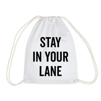 Restez dans votre voie - Sac de sport léger - blanc - Devant