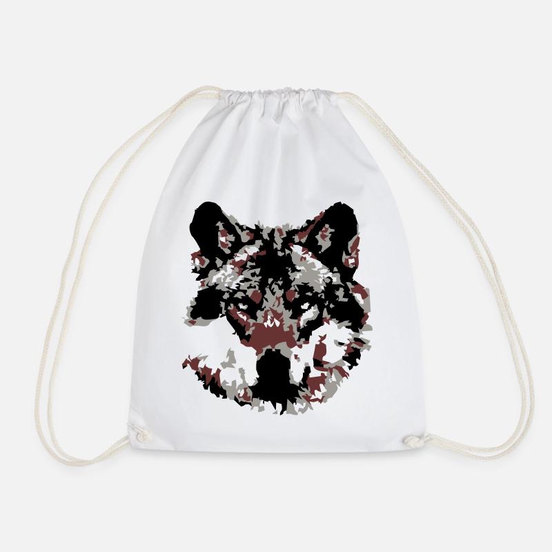 Canis Lupus - Turnbeutel - Weiß