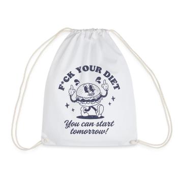 Va te faire ton régime - Sac de sport léger - blanc - Devant