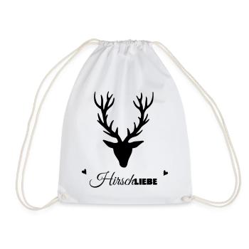 HirschLIEBE par les biens célestes - Sac de sport léger - blanc - Devant