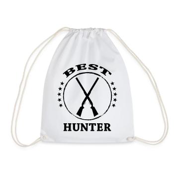 Meilleur chasseur d’élite - Sac de sport léger - blanc - Devant