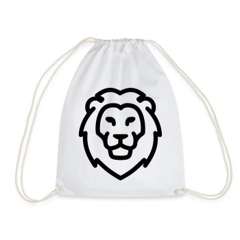 lion - Sac de sport léger - blanc - Devant