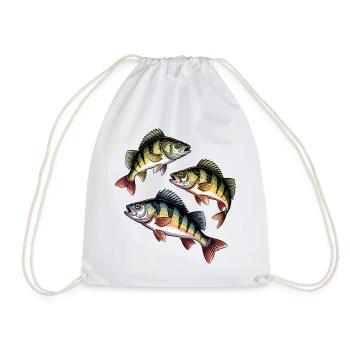 Pêche à la perche - Sac de sport léger - blanc - Devant