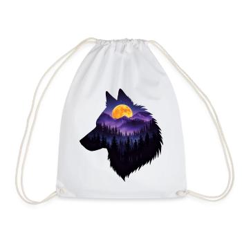 The Forest In Me - Drawstring Bag - white - Front