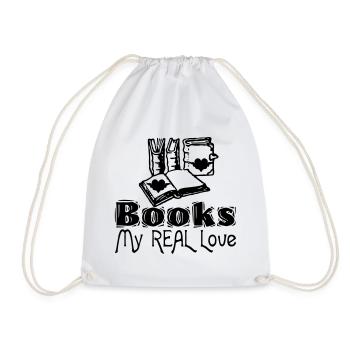 Livres - My Real Love Gift Book Reading Reader - Sac de sport léger - blanc - Devant