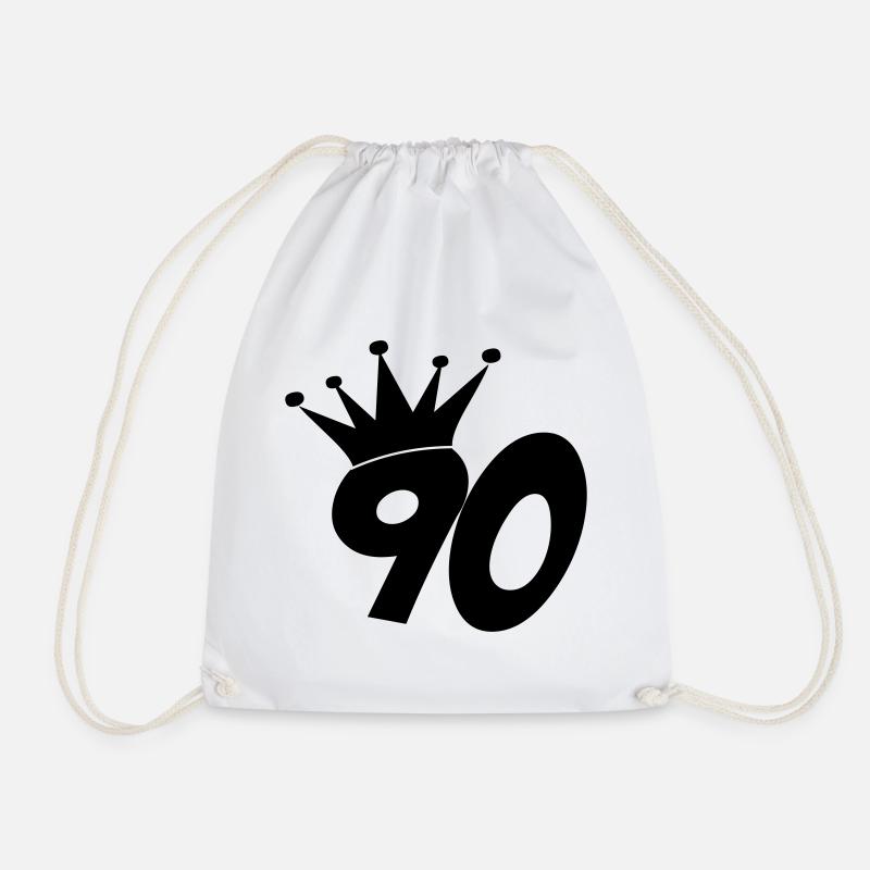90 / geburtstag / Sport / birthday / neunzig - Turnbeutel - Weiß
