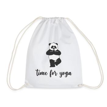 C’est le temps du yoga - Sac de sport léger - blanc - Devant