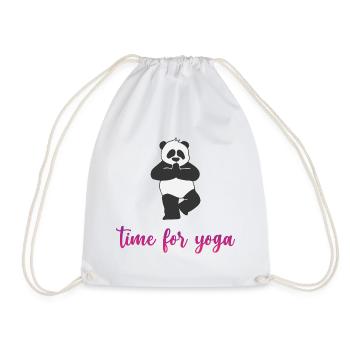 C’est le temps du yoga - Sac de sport léger - blanc - Devant