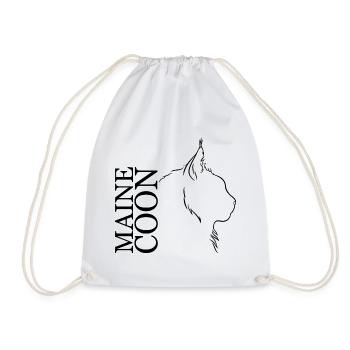 Maine Coon Profil Chats Chat Wilsigns - Sac de sport léger - blanc - Devant