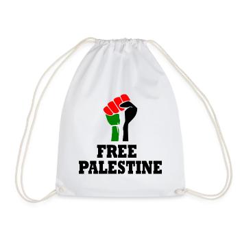 Free palestine - Sac de sport léger - blanc - Devant