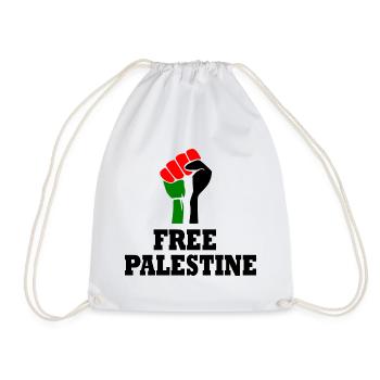 Free palestine - Sac de sport léger - blanc - Devant