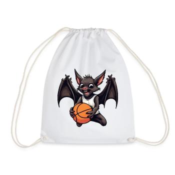 Batte de basket-ball - Sac de sport léger - blanc - Devant