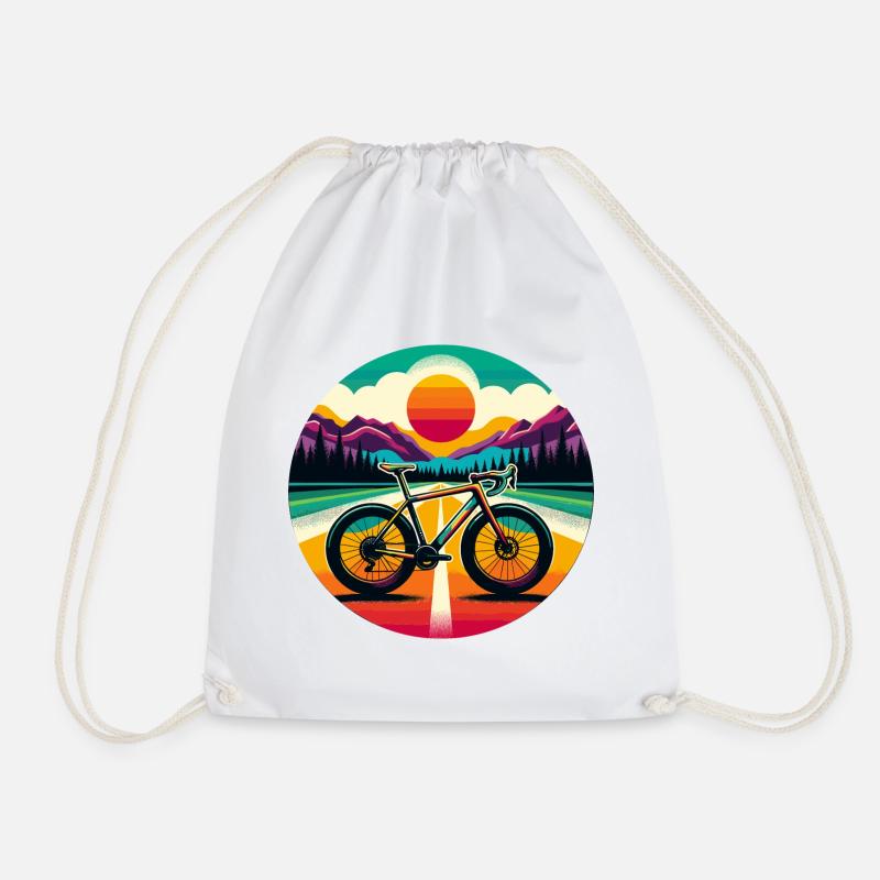 Kies Retro Design - Turnbeutel - Weiß