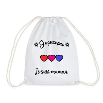 MAMAN - Sac de sport léger - blanc - Devant
