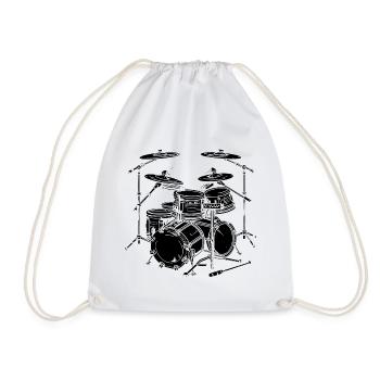 Percussion - Drawstring Bag - white - Front