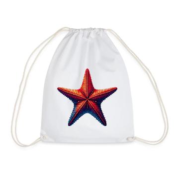 Étoile de mer - Sac de sport léger - blanc - Devant