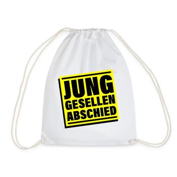 Enterrement de vie de garçon Jga bachelor - Sac de sport léger - blanc - Devant