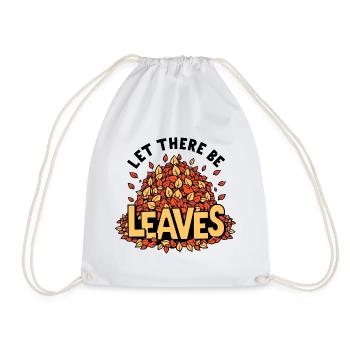 Autumn leaves Autumn leaves Autumn leaves Autumn leaves - Drawstring Bag - white - Front